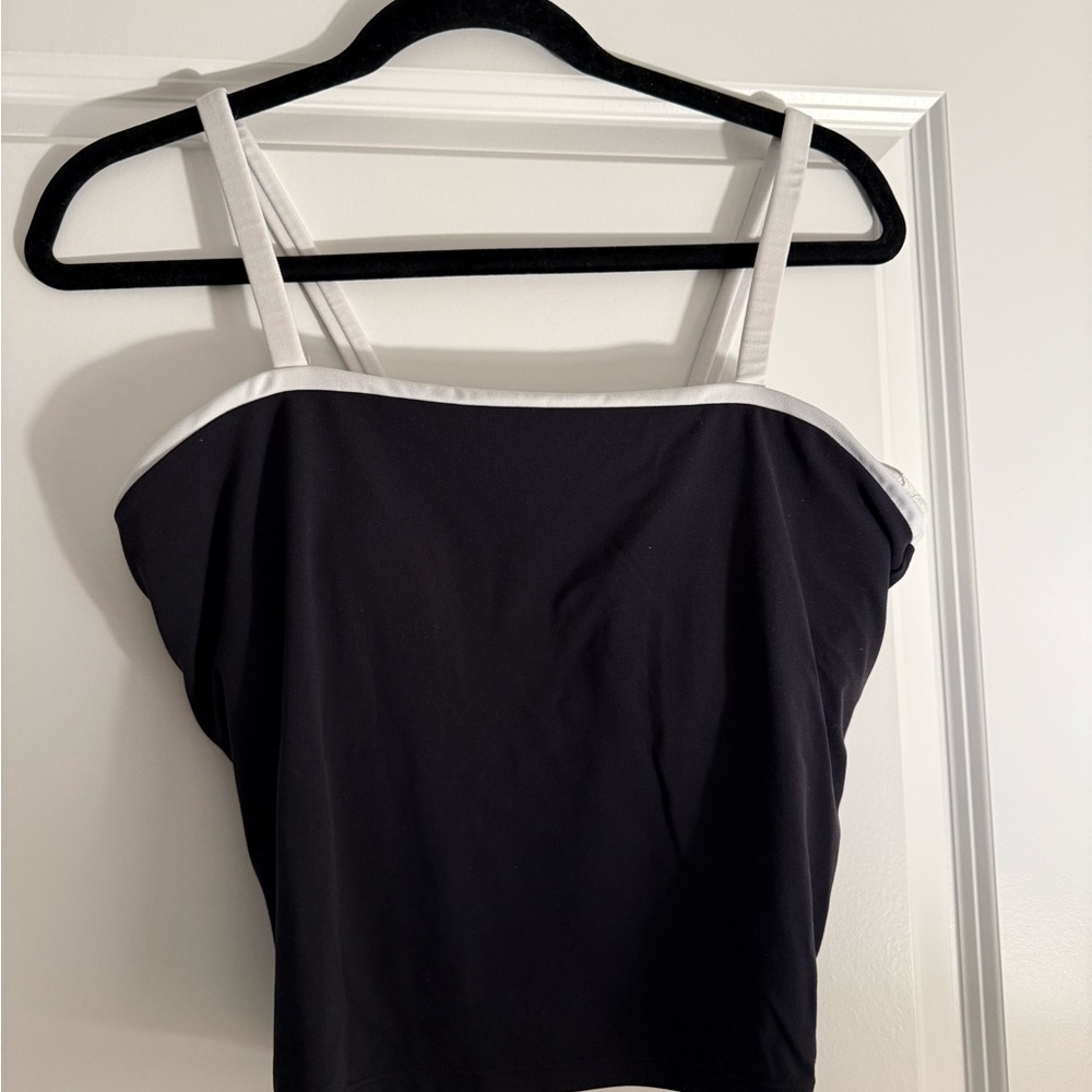 All in motion Black and White Women's Top large